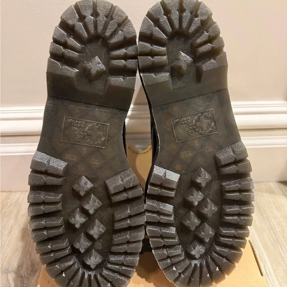 Dr. Martens Sinclair Milled Nappa Leather Platform Boots - Picture 15 of 17